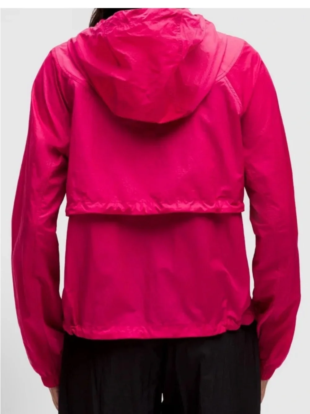 lululemon athletica Drawstring Water-Resistant Hooded Jacket in passionate